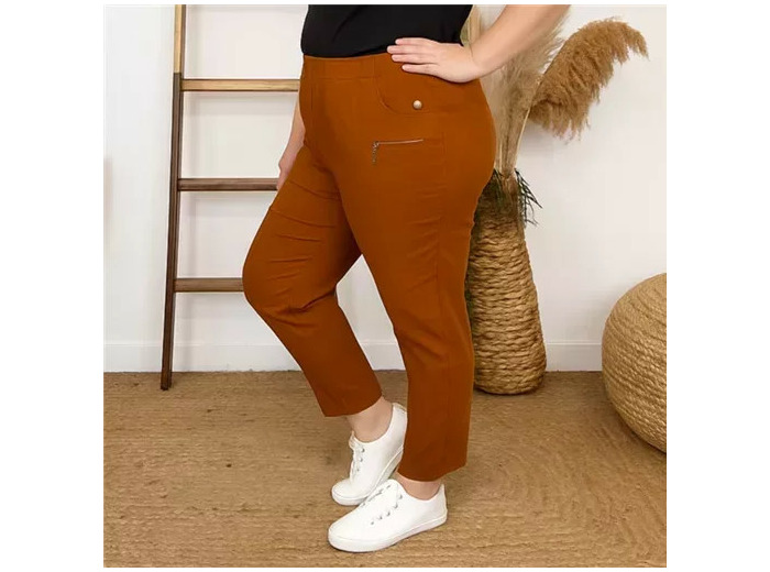 T545- Pantalon Confort JST (T38-T52) (rouille)