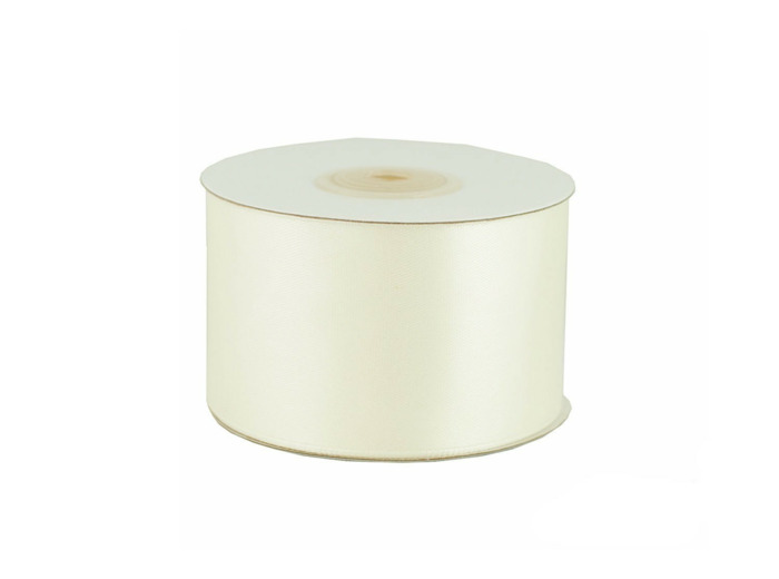 Ruban satin ivoire 810 largeur 50 mm