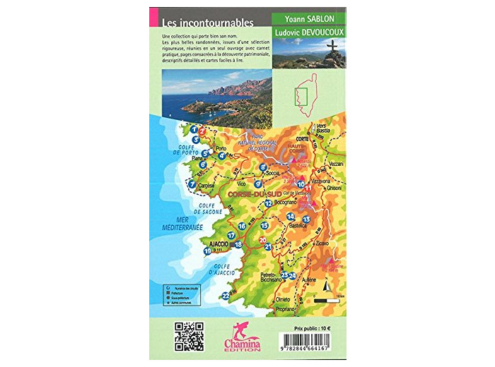 AUTOUR D'AJACCIO CALANCHE DE PIANA CORSE DU SUD