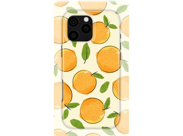Orange Falls | Coque de téléphone 3D 2en1 Ultra-résistante