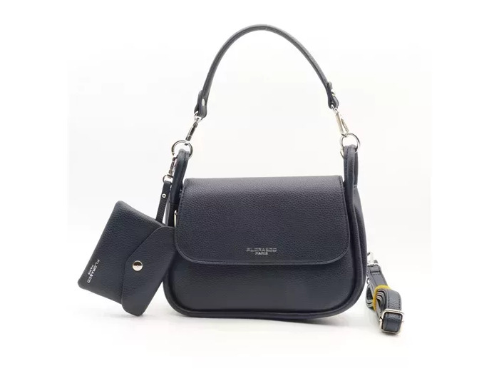 P438- Sac Rabat & Pochette (marine)