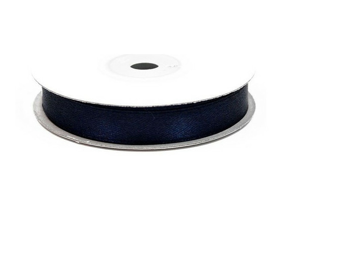 Ruban satin bleu marine 370 largeur 12 mm