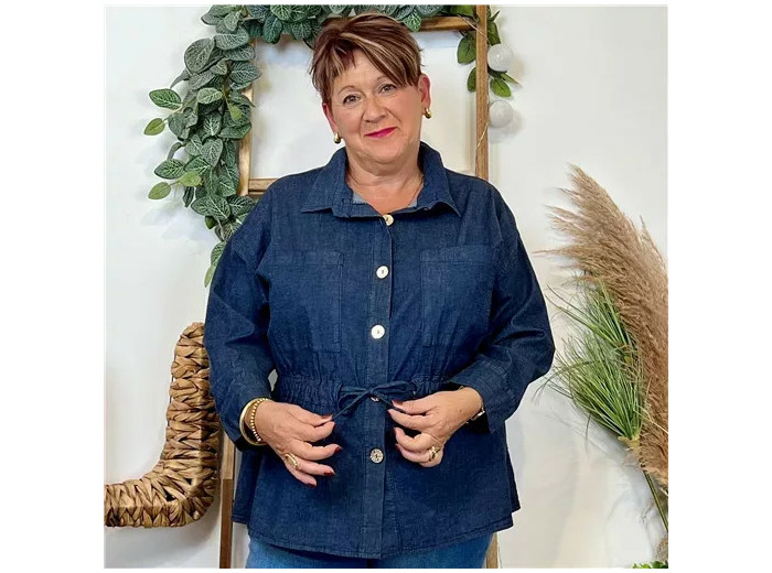 Z100- Chemise en jean C'Mélodie (Gt)  🇮🇹 (denim)