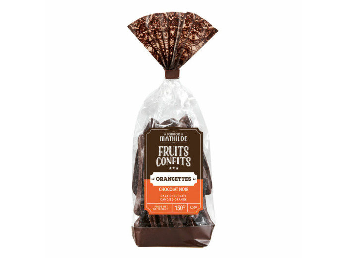 Orangettes chocolat noir