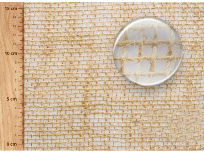 Toile de jute naturelle Naturelle 100 % biodégradable écologique 1 m de large 200gr
