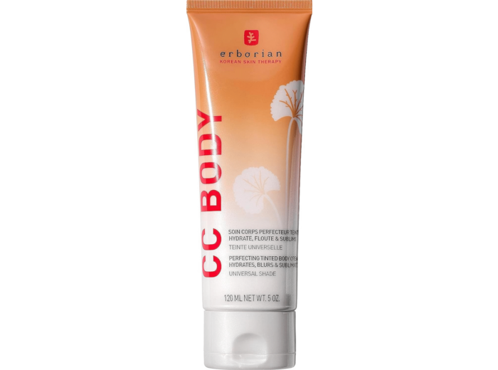 Erborian - CC Body Cream - Crème Soin Corps Perfecteur Teinté - Hydrate, Floute, Sublime - Unifie le Grain de Peau - Produit Cosmétique Coréen - Teinte Universelle - 120 ml