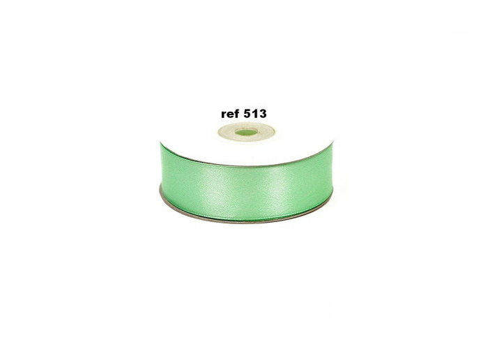 Ruban satin vert d'eau 513 largeur 25 mm