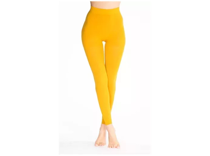 Y499- Legging H-N, 80 Den (moutarde)