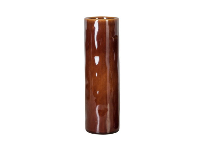 Vase cylindre Acajou