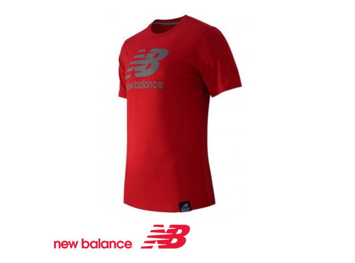 NEW BALANCE TEE-SHIRT ATHLÉTIC Red
