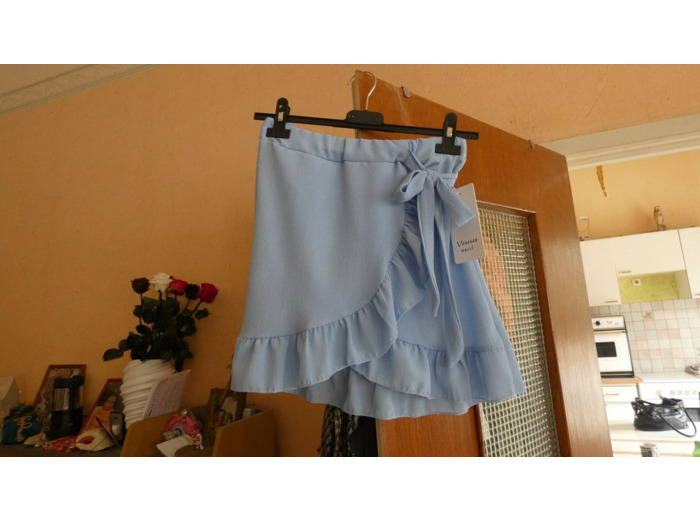 Jupe Courte - Bleu Ciel