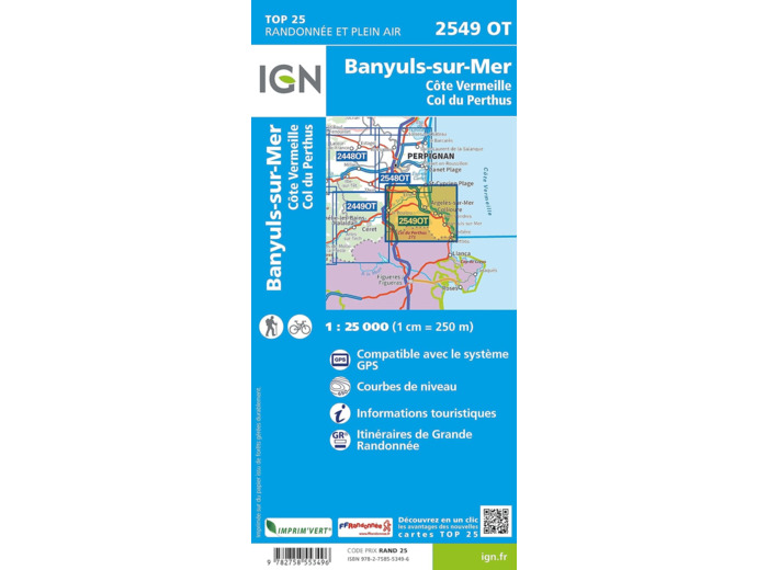 2549OT BANYULS SUR MER COTE VERMEILLE COL DU PERTHUS