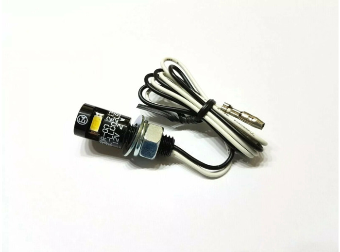 Lot de 10 LED 50R-00 2135 EC-LL002LED - 12V 2W pour plaque moto