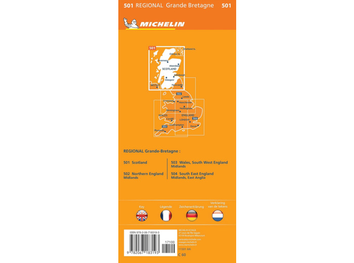 CARTE REGIONALE SCOTLAND