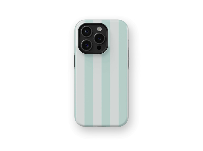 Light Blue Stripes Case | Coque de téléphone 3D 2en1 Ultra-résistante