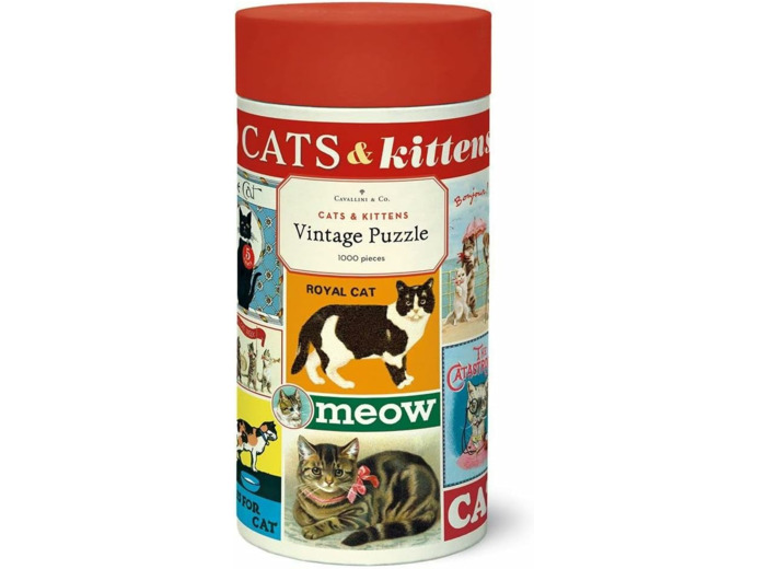Cavallini 1000 Piece Puzzle, Cats and Kittens (PZL/CAT)