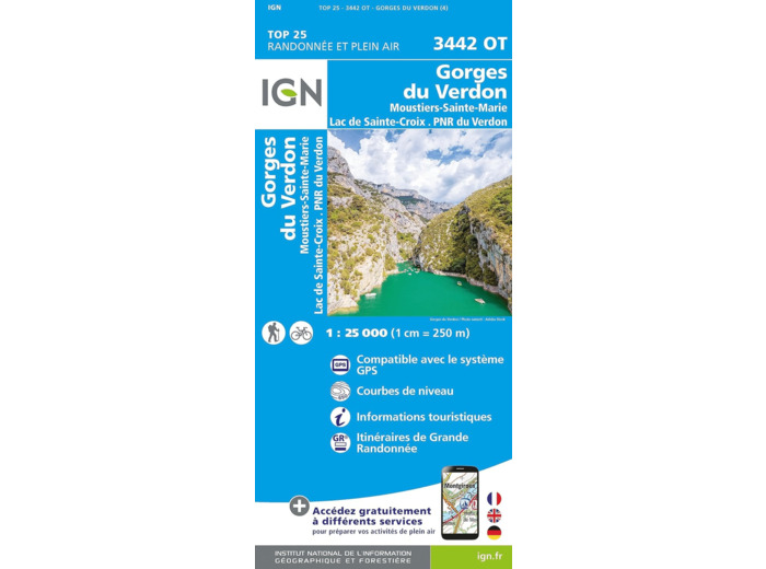 3442OT GORGES DU VERDON - MOUSTIERS
