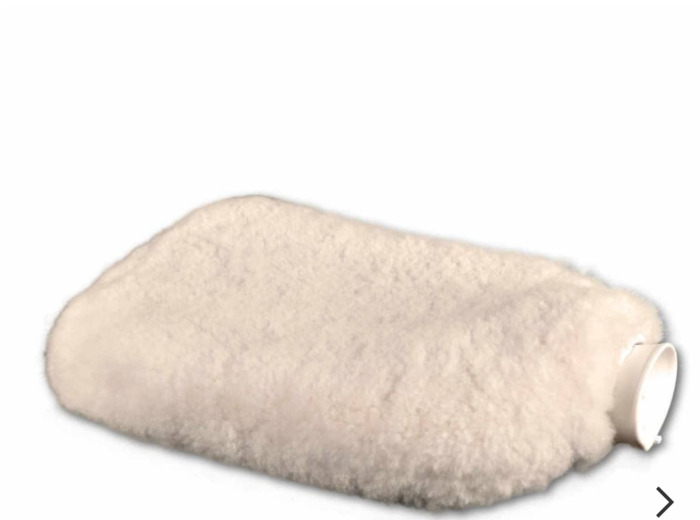 Bouillotte en peau véritable