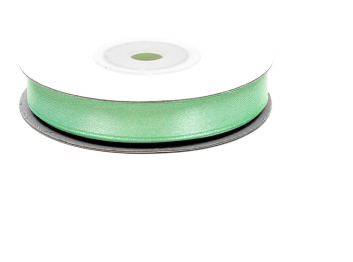 Ruban satin vert d'eau clair 314 largeur 12 mm