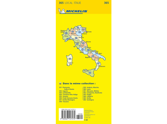 CARTE DEPARTEMENTALE SICILIA