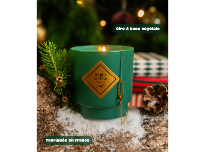 My Jolie Candle Bougie Bijou Bracelet Sapin en fête