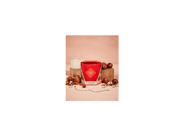 Bougie et Bracelet Bijou Parfumé - Noisette, Amande, Lait