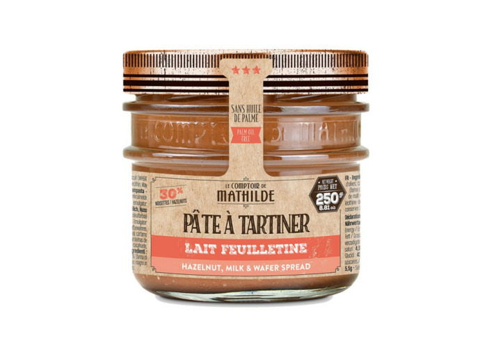 Lait Noisette Feuilletine - Pâte à Tartiner