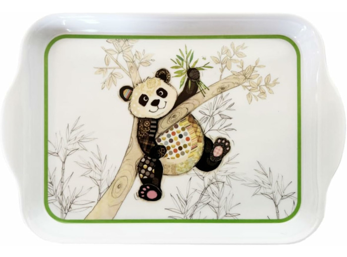 Kiub - Plateau de service individuel 21x14cm Décor Kook Panda - KIUB
