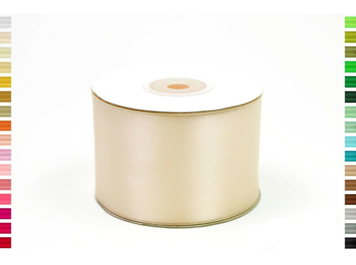 Ruban satin champagne 815 largeur 50 mm