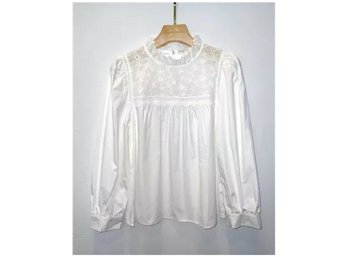 K799- Chemisier It Hippie (t36-T42) (blanc)