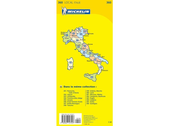 CARTE DEPARTEMENTALE LATIUM