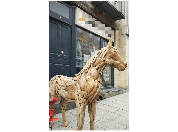 Sculpture monumentale bois