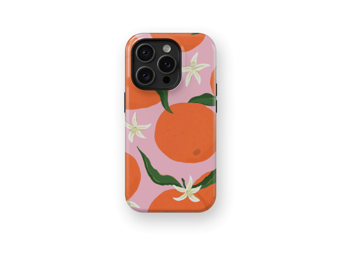 Orange Delight | Coque de téléphone 3D 2en1 Ultra-résistante