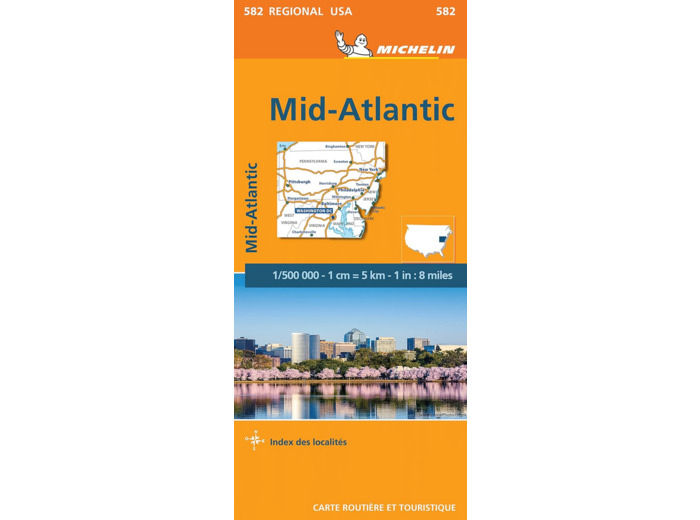 CARTE REGIONALE MID-ATLANTIC
