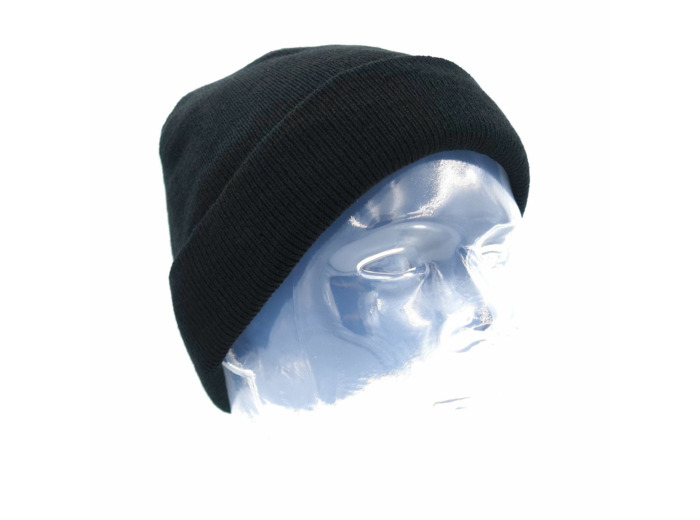 BONNET MILITAIRE MAILLE THINSULATE NOIR