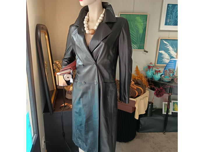 Manteau cuir Loewe