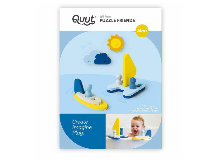 Puzzle pour le bain - Mettre les voiles - Quut