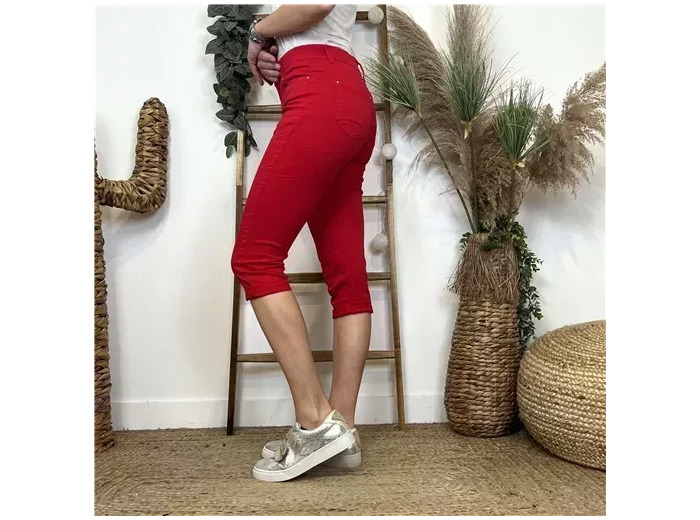 O613- Pantacourt Voggo (T36-T44) (rouge)