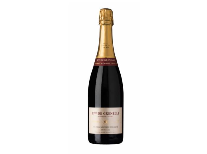ANJOU VIN MOUSSEUX DE QUALITÉ ROUGE - DEMI-SEC DOMAINE LOUIS GRENELLE
