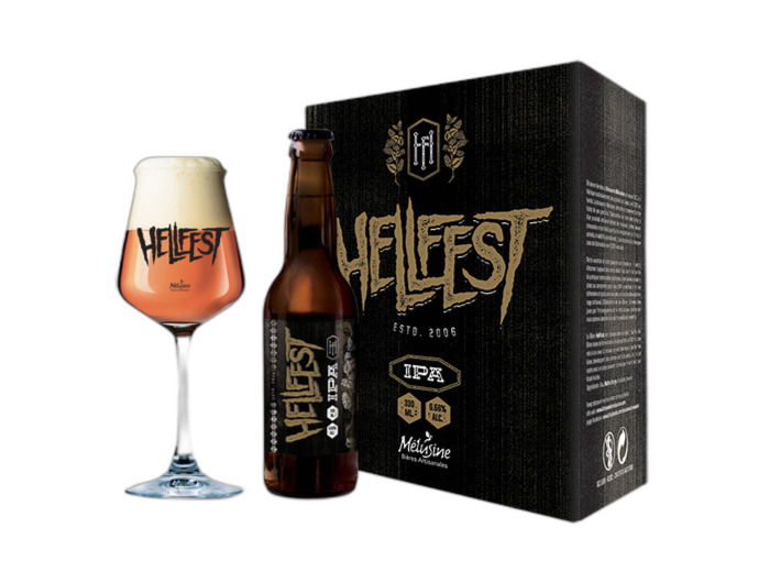 Bière Hellfest Ipa Mélusine 33cl