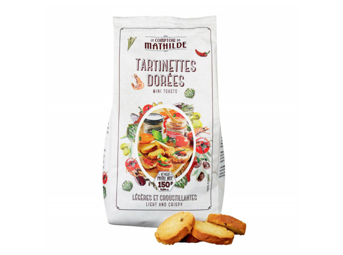 Tartinettes dorées