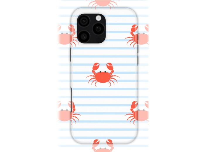 Crab Coast | Coque de téléphone 3D 2en1 Ultra-résistante