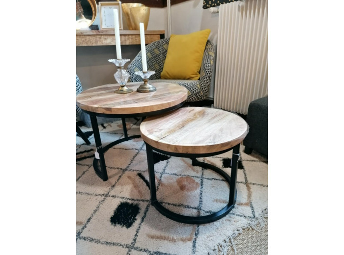 Duo de tables basses (PM et MM)