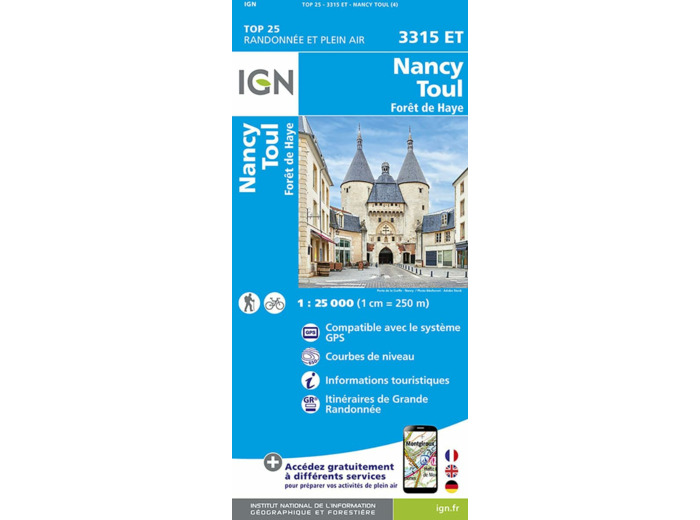 3315ET NANCY - TOUL FORET DE HAYE