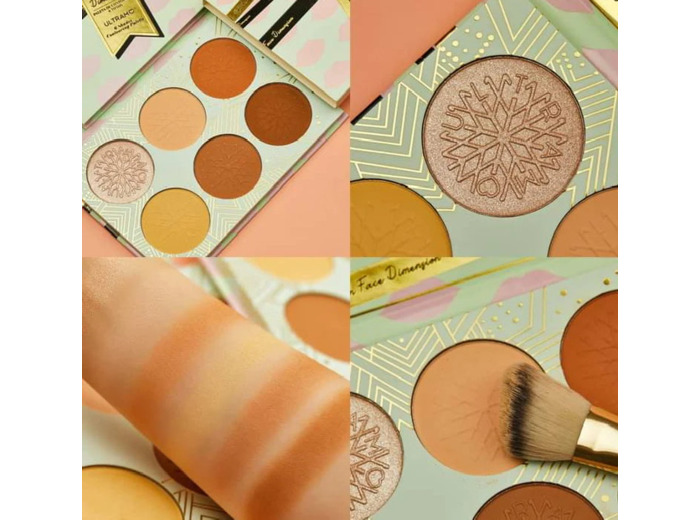 Blush contouring