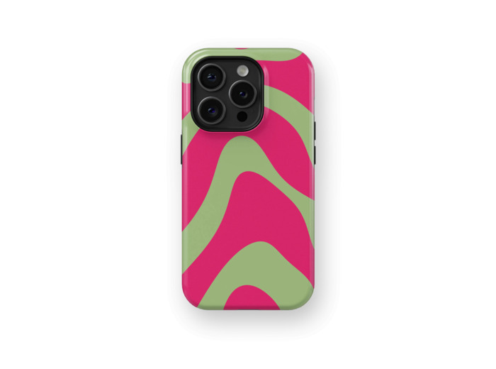 Playful Waves | Coque de téléphone 3D 2en1 Ultra-résistante