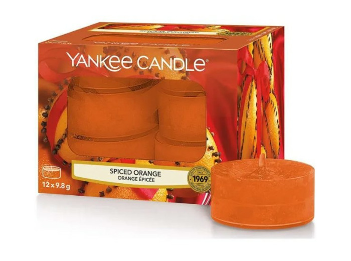 Bougie chauffe plat - ORANGE EPICEE