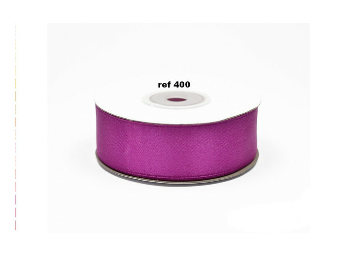 Ruban satin magenta ref 400 Largeur 25 mm