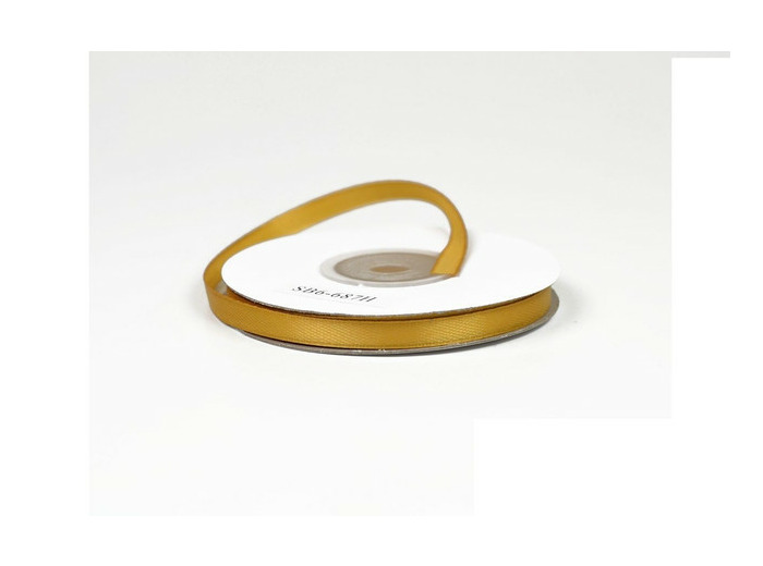 Ruban satin doré 687 Largeur 6 mm