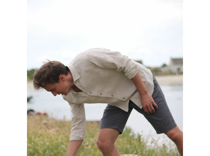 La Chemise en Lin Foulé - Naturel
